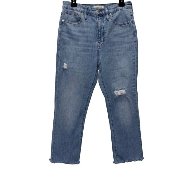 Madewell The Perfect Vintage Jean in Rosabelle Wash High-Rise Straight  Size 28 - Picture 1 of 11
